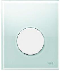Tece TECEloop - Clapetă acționare spălare pisoar, sticlă verde/alb 9242651 (9242651)