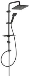 FERRO Matteo Pro Square zuhanyrendszer, matt fekete NP44-BL (NP44-BL)