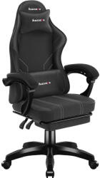 Huzaro Gamer szék Space lábtartóval Carbon fekete