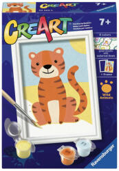 Ravensburger Kit de vopsea după număr Ravensburger CreArt - Tigru sălbatic (7023969)