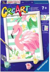 Ravensburger Kit de vopsea după număr Ravensburger CreArt - Gândește-te la roz (7028929)