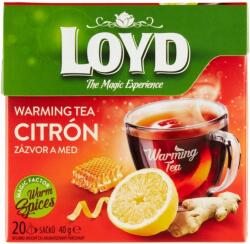 LOYD Melegítő tea, citrommal, gyömbérrel és mézzel, 20x2 g (L14092036)