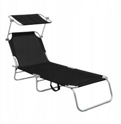 Linder Exclusiv Kerti Napozóágy Napellenzővel Erős Robusztus Kényelmes 186x55x24 (GM4000S)
