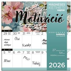 LIZZY CARD Falinaptár mágneses LIZZY CARD 220x220mm 2 hetes Motiváció 2026. 21689 (21689)
