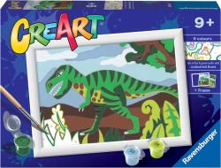 Ravensburger Set de pictură pe numere Ravensburger CreArt - Dinozaurul 2 (23561)