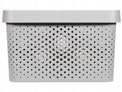 Keter Pudełko z pokrywk Curverą Infinity 17 l szare (229168)