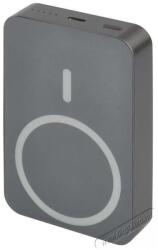 EMOS WI 1046, 10 000 mAh, 20 W+Wireless, szürke powerbank 2 év garancia