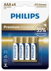 Philips LR03M4B/10 ELEM PREMIUM ALKALI AAA 4-BLISZTER (LR03M4B/10)