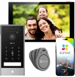 EZVIZ WiFi video kaputelefon Ezviz HP7 Pro 4K, Arc ellenőrzés, Távnyitó, D (CS-HP7-R400-1W2TFD (Pro)