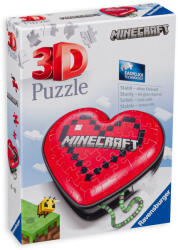 Ravensburger Puzzle 3D Ravensburger din 54 de piese - Maincraft: inimă (11285)