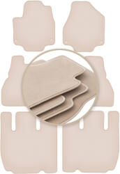 PRÉMIUM bézs színű lábszőnyegek a következő modellekhez: Chrysler Pacifica II 7 személyes 2017-