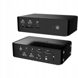 i-tec Dokkoló állomás, 5x USB, 2x HDMI, 2.5 GLAN (TB5QUATTRODOCKPD)