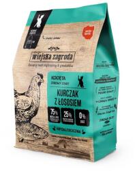 Wiejska Zagroda Csirke lazaccal kölyök macskáknak 400 g