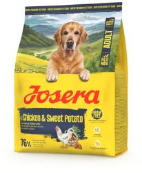 Josera Adult Chicken and Sweet Potato 900g gabonamentes táplálék aktív kutyák számára