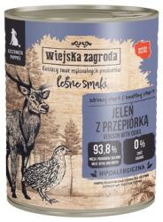 Wiejska Zagroda Erdő ízei Szarvas fürjtojással nedves táplálék kölyökkutyák számára 800 g