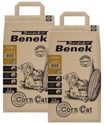 Super Benek Super Corn Cat Golden Természetes kukorica macskaalom 7 l x 2 (14 l)