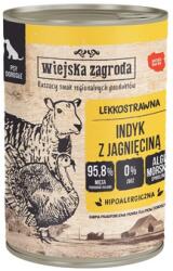 Wiejska Zagroda Pulyka bárányhússal nedves kutyaeledel 400 g