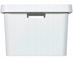 Keter doboz fedéllel, fehér, 45l, 56, 2×27×38, 5cm, műanyag (233753)