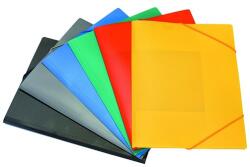  Gumis mappa A/4 műanyag sárga 30700098 (30700098)