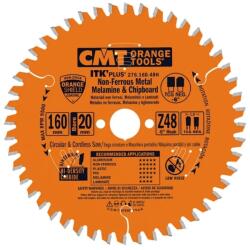 CMT Ultra vékony vágókorong laminát, műanyag és nem vas fémekhez - D165x1, 8 d20 Z56 HW 276.165. 56H (C27616556H)