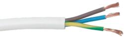 Rom Cablu Cablu flexibil de alimentare 3x1, 5 mm2, 300/500V, manta PVC albă, colac 100m, ROM CABLU MYYM-3X1.5 (MYYM-3X1.5)