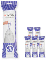Brabantia Szemeteszsákok D PERFECTFIT 15-20 l, 120 db, Brabantia (BRAB138201)