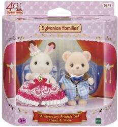 EPOCH Sylvanian Families, 40th Anniversary, Freya & Theo, set de figurine, 5843 Figurina