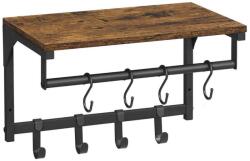 Euziel NATE fali fogas polccal, barna/fekete LCR103B01 (EZ0328)