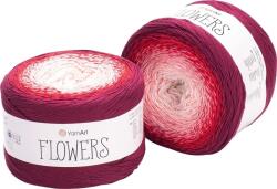 YARNART Flowers 269 Red Pink Kötőfonal (Flowers 269)