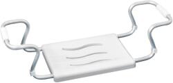 WENKO 17930100-Fürdőkád ülés SECURA 26x18 cm fehér/ezüst 17930100 (WE0636)