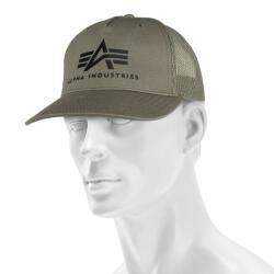 Alpha Industries Șapcă Alpha Industries Basic Trucker Cap - Dark Green