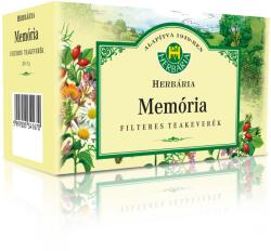Herbária Memória gyógynövényeket tartalmazó filterezett étrend-kiegészítő készítmény teaital készítéséhez 20x1 g