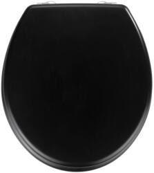 WENKO 20077100-WC WC-ülőke PRIMA 37x41 cm fekete/ezüst 20077100 (WE0625)