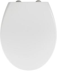 WENKO 22973100 - WC-ülőke DELOS 44, 5 x 37, 5 cm, fehér/ezüst 22973100 (WE0645)
