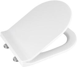 WENKO 22415100-WC-ülőke HABOS 46x36 cm fehér/ezüst 22415100 (WE0619)
