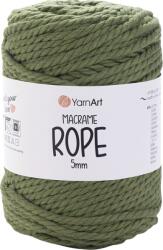 YARNART Macrame Rope 5 mm 5 mm 85 m 787 Olive Green Zsinór (Macrame Rope 5 mm 787)