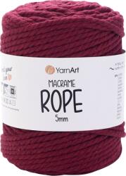 YARNART Macrame Rope 5 mm 85 m 781 Burgundy Zsinór (Macrame Rope 5 mm 781)