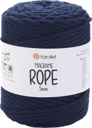 YARNART Macrame Rope 5 mm 5 mm 85 m 784 Navy Zsinór (Macrame Rope 5 mm 784)