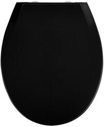WENKO 23443100-WC WC-ülőke KOS 44x37 cm fekete/ezüst 23443100 (WE0653)