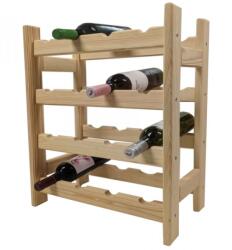 Tonap Fa bortartó 16 palack tárolására 44×60×25 cm cseh gyártmány (V4x4)