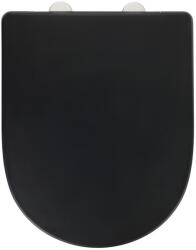 WENKO 24989100-WC ülőke EXCLUSIVE 36, 5x45 cm fekete/ezüst 24989100 (WE0709)