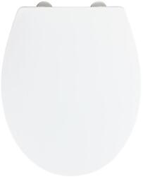 WENKO 24516100-WC WC-ülőke 300/350 KG teherbírás, 37x44, 5 cm, fehér/ezüst 24516100 (WE0684)