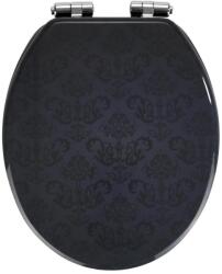 WENKO 22977100-WC-ülőke BELLEVUE 35, 5x42, 5 cm antracit/ezüst 22977100 (WE0646)