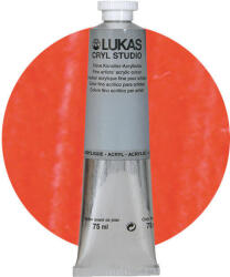 LUKAS Cryl Studio Akril festék Fluorescent Signal Red 75 ml 1 db (46030010)