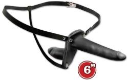Pipedream - Fetish Fantasy Series Strap-on Dublu Penetrix, Negru, 15 Cm