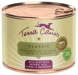 Terra Canis Wild Boar with natural rice, fennel & raspberry 6 x 200 g