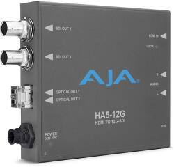 AJA HA5-12G-T, Convertor HDMI la 12G-SDI cu Fiber LC SFP