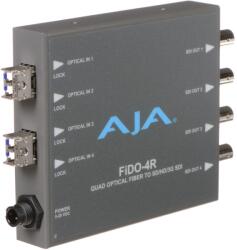AJA FiDO-4R, Convertor 4 x fibra optica LC la 3G-SDI