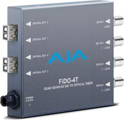AJA FiDO-4T-MM, Convertor 4 x 3G-SDI la fibra optica LC, Multi-Mode
