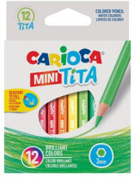 CARIOCA Mini Tita törésálló színes ceruza szett, 12 db-os (42323)
